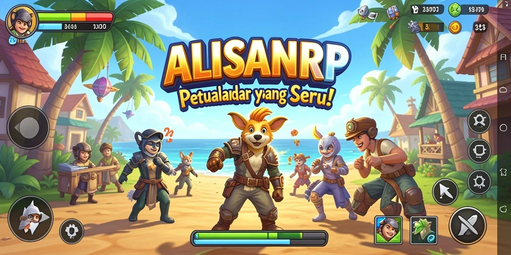 Menampilkan gameplay seru dari ALISANRP dengan visual menarik.