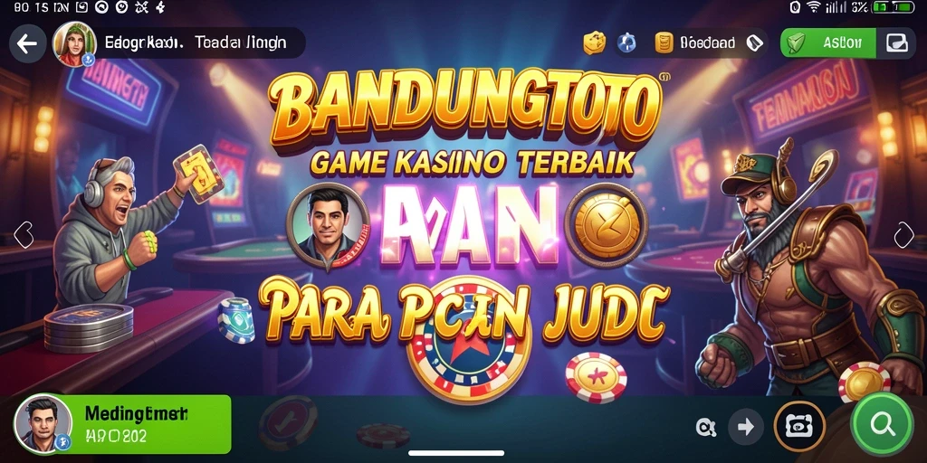 Screenshot utama BANDUNGTOTO menampilkan permainan Kasino yang mengasyikkan.