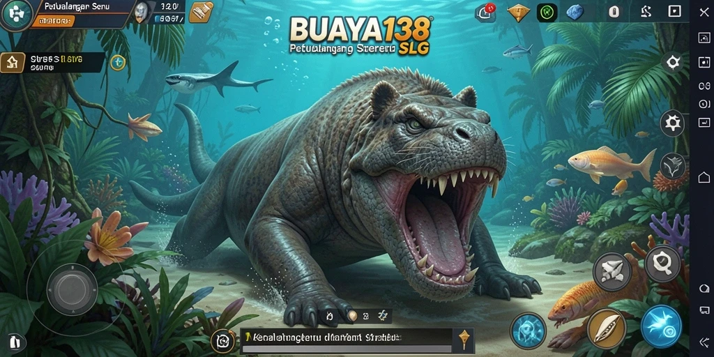 Tampilan gameplay BUAYA138 yang menegangkan dan strategis.