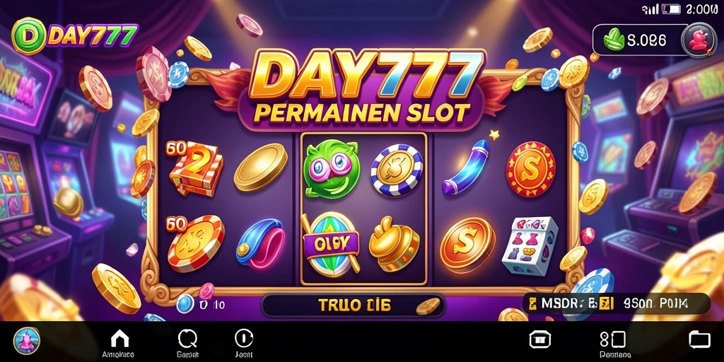 Tampilan gameplay menarik dari permainan Slot DAY777.