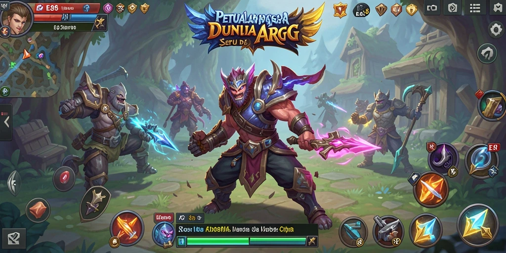 Gameplay seru dalam E88 dengan pertarungan ARPG yang mendebarkan.