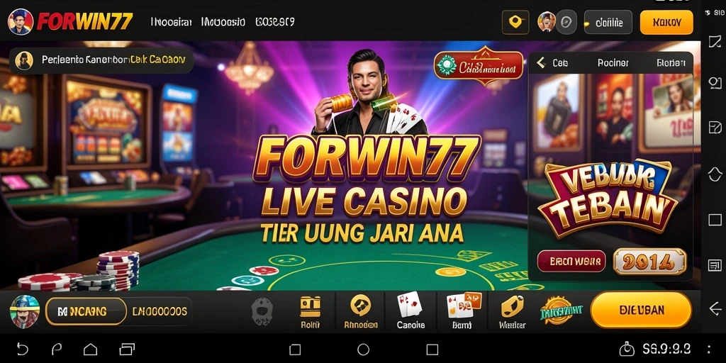 Tangkapan layar dari gameplay menarik di FORWIN77 Live Casino.