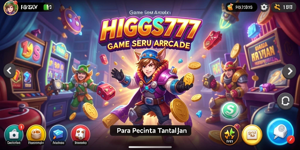 Gameplay HIGGS777 yang penuh warna dan menantang di layar Anda.