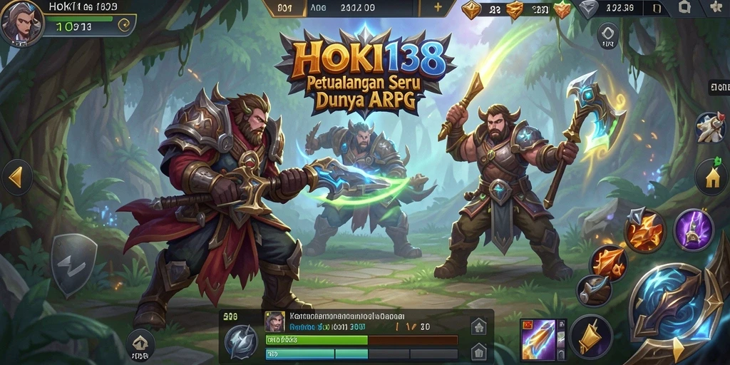 Screenshot HOKI138 dengan aksi seru dalam pertarungan ARPG.