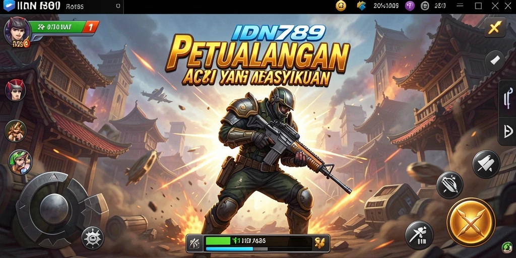 Gameplay seru dengan aksi tempur yang memukau di IDN789.