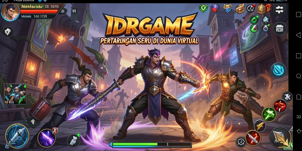 Gameplay menegangkan dengan aksi pertarungan seru di IDRGAME.
