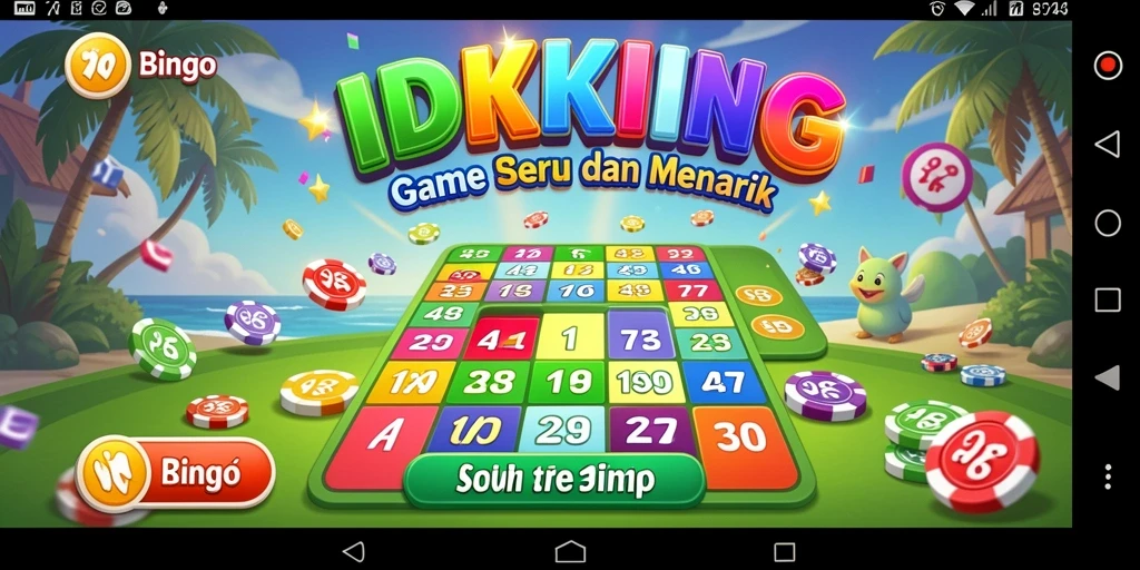Tampilan seru gameplay Bingo di IDRKING dengan banyak hadiah.
