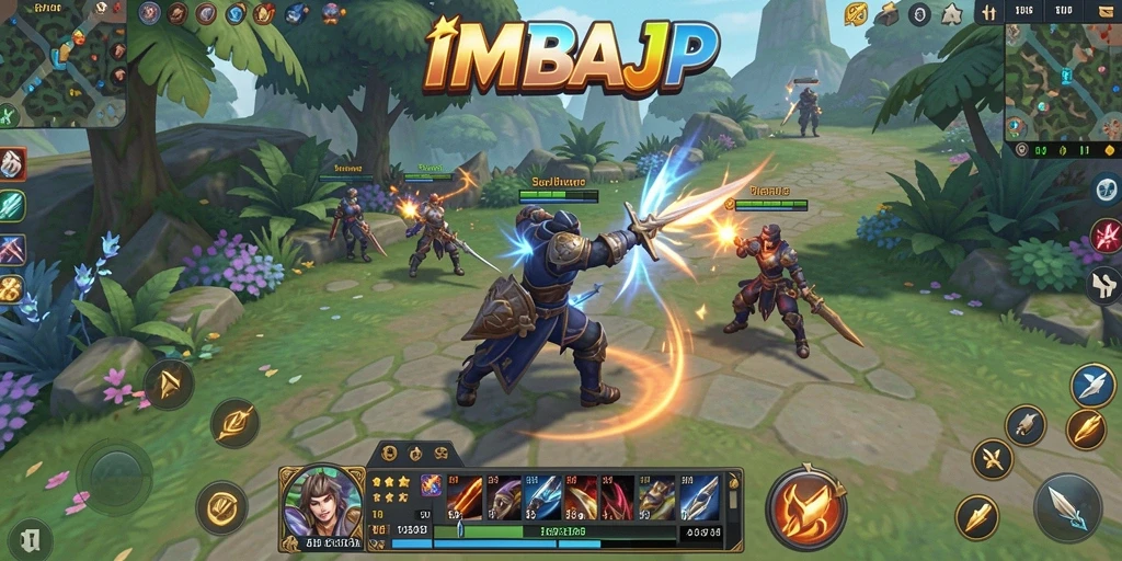Tampilan dinamis gameplay SLG dalam IMBAJP.