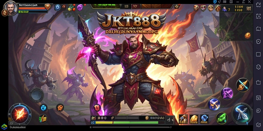 Tampilan gameplay JKT88 yang seru dan penuh aksi.