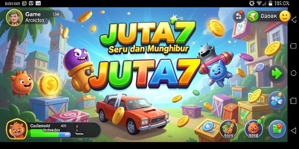 Tampilan gameplay seru JUTA7 dengan grafis menarik.