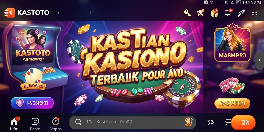 Tampilan gameplay KASTOTO dengan grafis menakjubkan dan pengalaman mendebarkan.