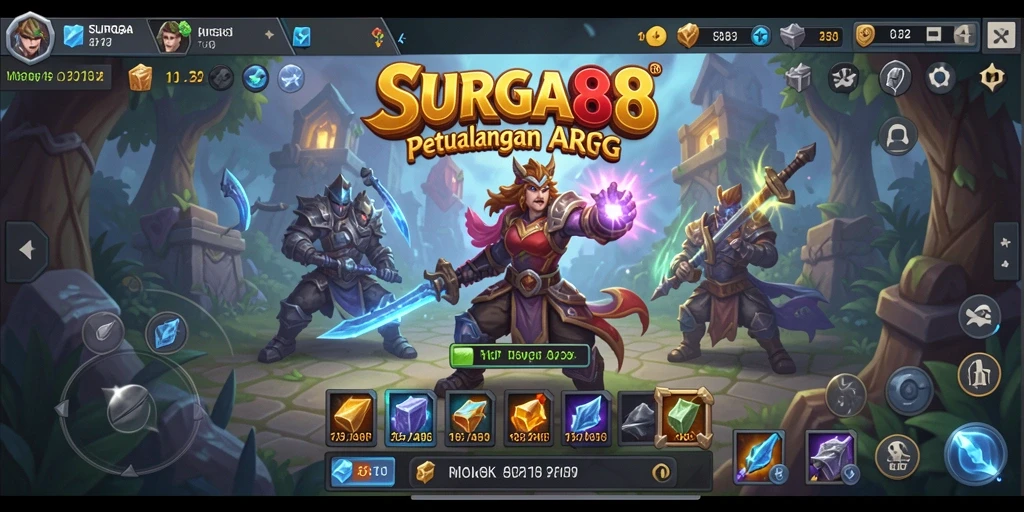 Gameplay menarik dalam SURGA88 dengan pertarungan seru.